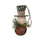 Bel Kerst sneeuwpop hanger - Afbeelding 3