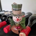Bel Kerst sneeuwpop hanger - Afbeelding 4