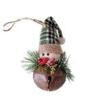 Bel Kerst sneeuwpop hanger - Afbeelding 5