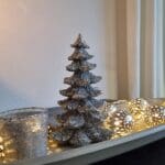 Denneboom zilver glitter - Afbeelding 2