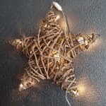 Ster hout ledverlichting