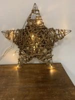 Ster hout ledverlichting - Afbeelding 3