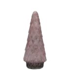 Kerstboom brocant glas oudroze