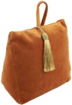 Deurstopper fluweel oranje