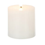 Cilindervormige kaars J-Line wit led - Afbeelding 4